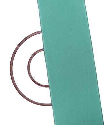 sea green plain chinon silk fabric